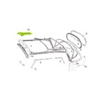 Kit de reparación con varillas roscadas para Volkswagen Beetle Cabrio 1200 (1963-1972)
