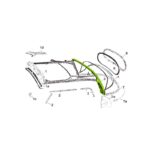 Madera exterior para capota Volkswagen Beetle 1200 (1958-1971)