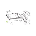 Perno varilla capota del Volkswagen Beetle 1302-1303
