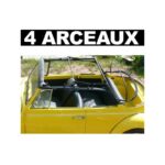 Volkswagen Beetle 1302 y 1500 Cabrio (1967-1971) panel de techo interior