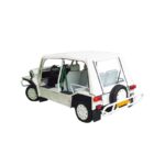 Capota con puertas para Mini Moke Portugués cabrio en vinilo blanco