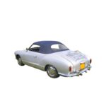 Capota Karmann Ghia cabrio en vinilo con luneta trasera de PVC (196-1967)