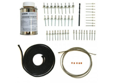 Kit de montaje para capota con luna de cristal para Golf MK y Golf MK3
