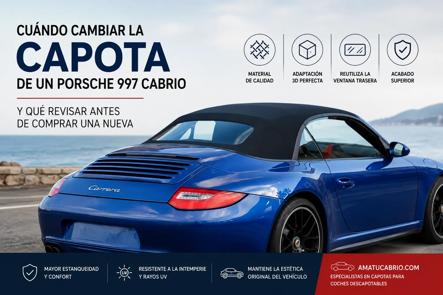 Capota Porsche 997