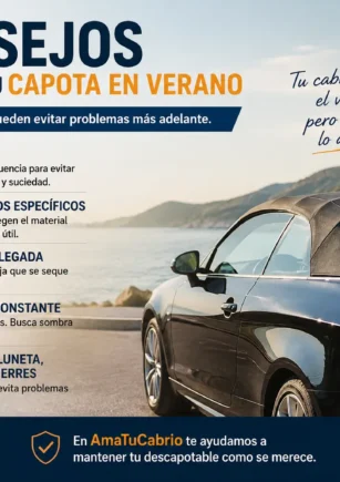 Te ayudamos a cuidar lacapota de tu cabrio